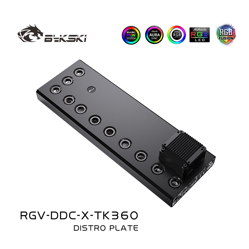 Rtx 4090 Water Block - Bykski-Acrílico Distro Placa, Placa para PC