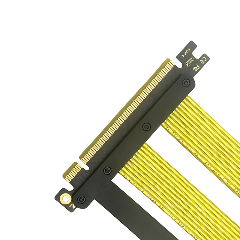 20cm pcie 5.0 x16 riser cabo p - Pcie 5.0 Gpu Riser Cable avaliação e preço