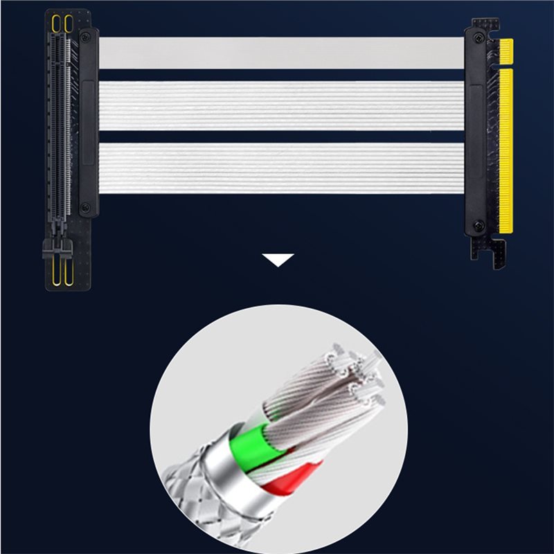 Cabo Riser Vertical para GPU - - Pcie 5.0 Gpu Riser Cable avaliação e preço