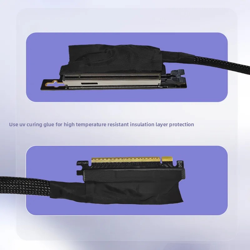 Cabo de extensão para placa de - Pcie 5.0 Gpu Riser Cable avaliação e preço