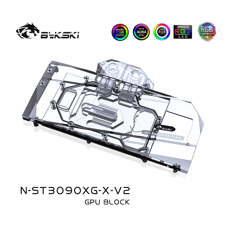 Bykski-Bloco de água de cobre  - Rtx 4090 Water Block avaliação e preço